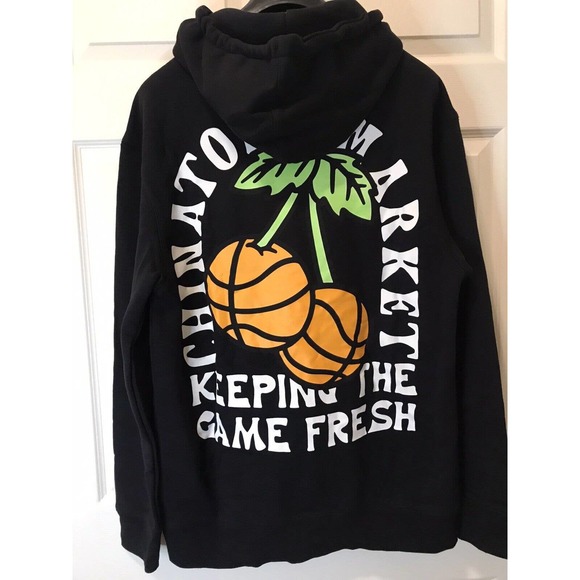 NEW CHINATOWN MARKET Hoodie, LARGE, Keeping the Game Fresh - Picture 12 of 16
